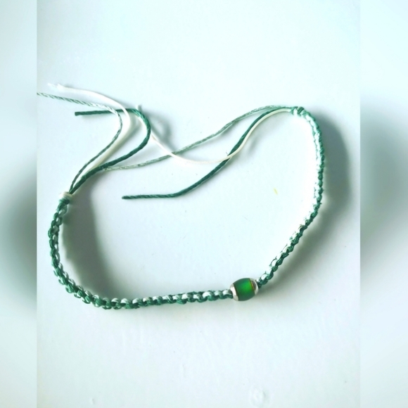 Handmade Jewelry - BOGO FREE! Green Mood Stone Woven Bracelet | Handmade